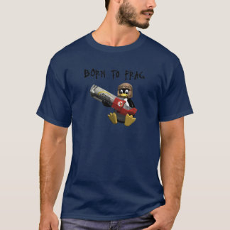 Tux - Born to frag T-Shirt