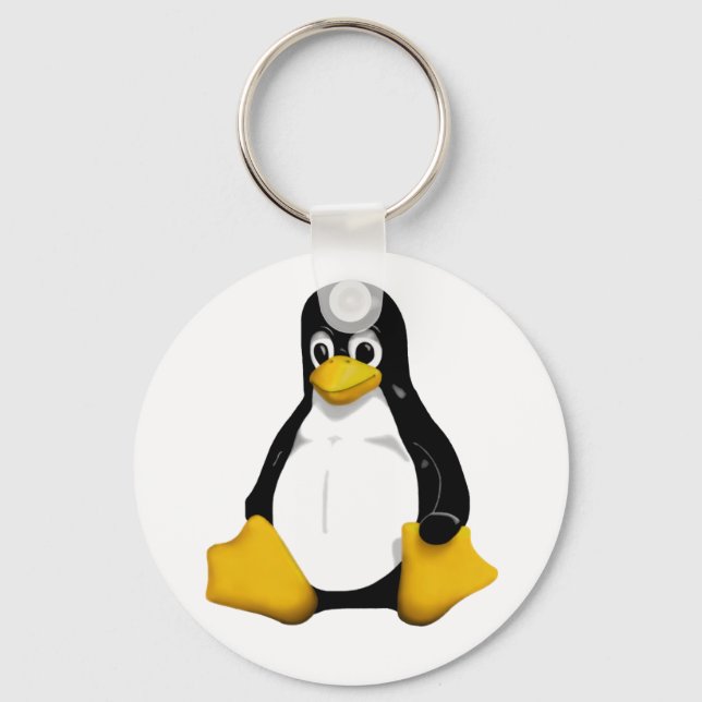 Tux Key Ring (Front)