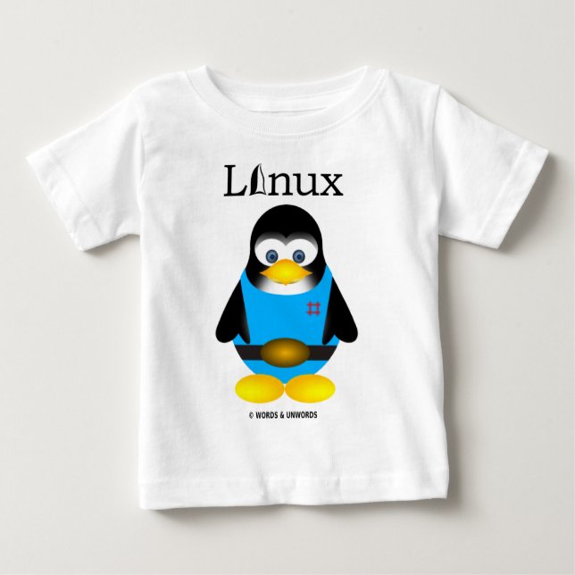 Tux (Linux) Baby T-Shirt (Front)