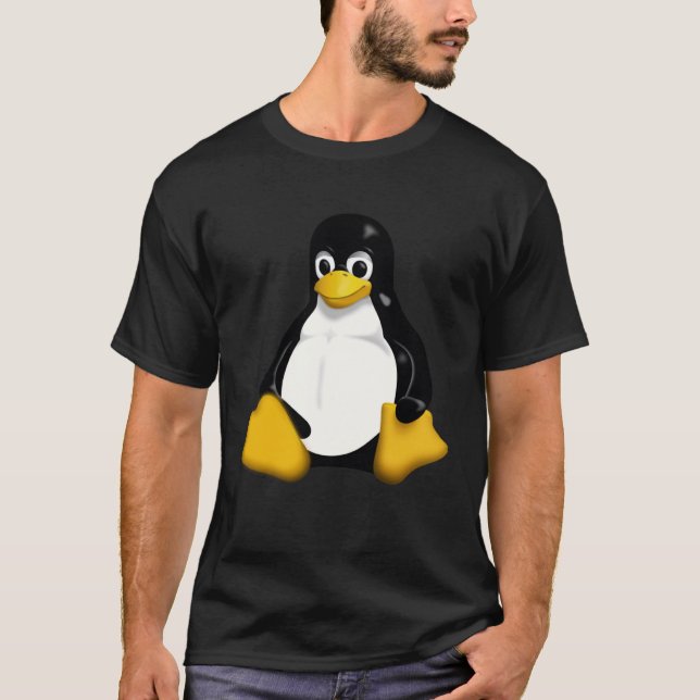Tux Linux Penguin T-Shirt (Front)