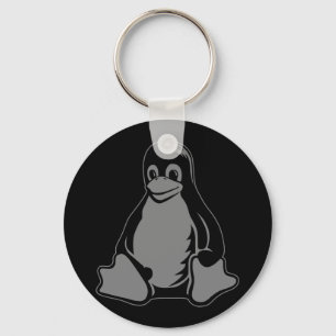 Tux Penguin - (Linux, Open Source, Copyleft, FSF) Key Ring