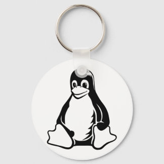 Tux Penguin - (Linux, Open Source, Copyleft, FSF) Key Ring