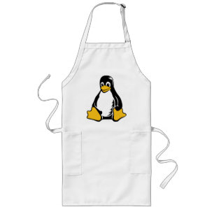 Tux Penguin - (Linux, Open Source, Copyleft, FSF) Long Apron