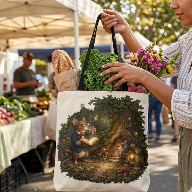 Tux & Twitch Discover the Hidden Door Tote Bag (Creator Uploaded)