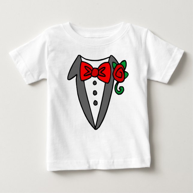 Tuxedo baby/toddler t-shirt (Front)