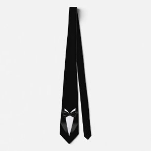 Tuxedo Black White Bow Tie