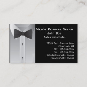 Tuxedo Business Card