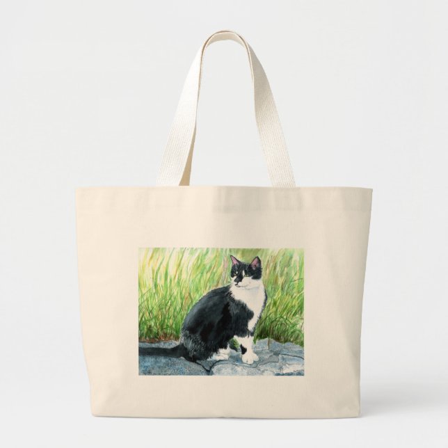 Tuxedo Cat Bag (Front)