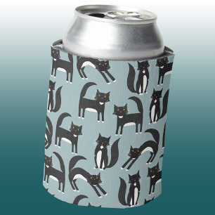 Tuxedo Cat Can Cooler
