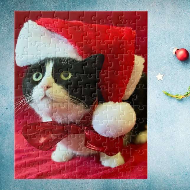 Tuxedo Cat Christmas Puzzle (Creator Uploaded)