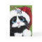 Tuxedo Cat & Festive Mouse Christmas Card