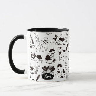 Tuxedo Cat Mug Cup