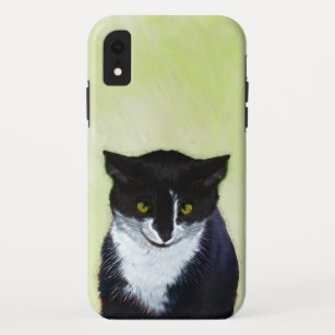 Tuxedo Cat Painting - Cute Original Cat Art Case-Mate iPhone Case