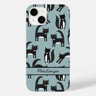 Tuxedo Cat Personalised Case-Mate iPhone 14 Case