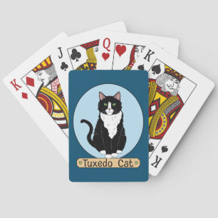 Tuxedo Cat Playing Cards
