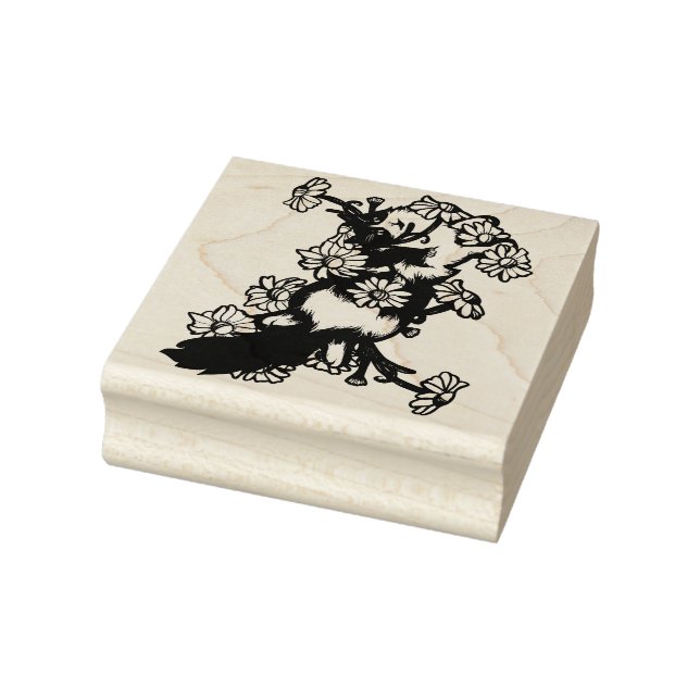Tuxedo Cat Rubber Stamp (Stamp)