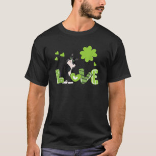 Tuxedo Cat Saint St. Patrick's Paddy's Day Cat Lov T-Shirt