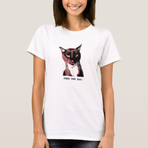 Tuxedo Cat T-shirt-FEED THE BOO T-Shirt