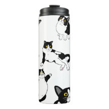 Tuxedo cat tumbler