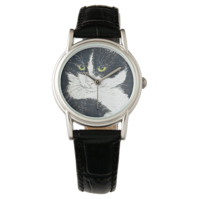 Tuxedo cat watch (Front)