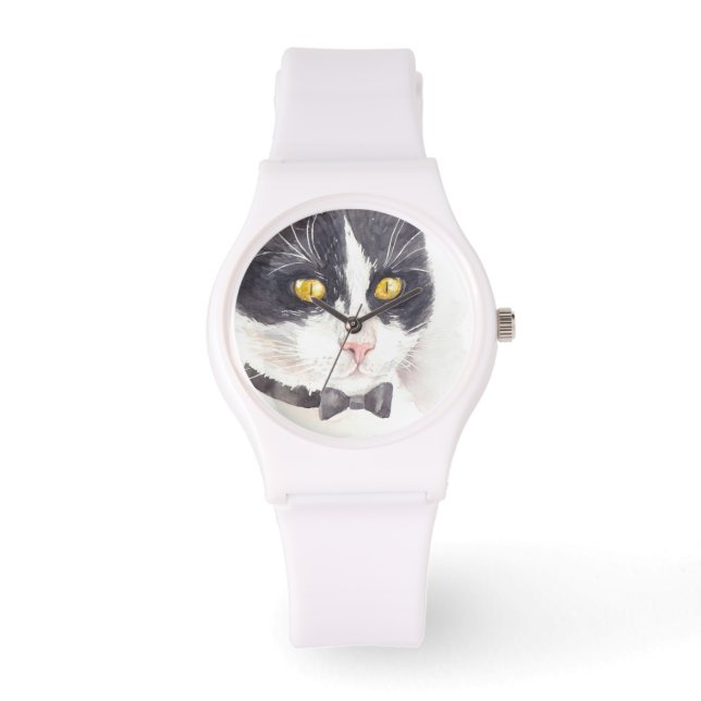 Tuxedo cat watch (Front)