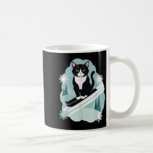Tuxedo Cats And Skiing Snow Winter Sports Fans Coffee Mug