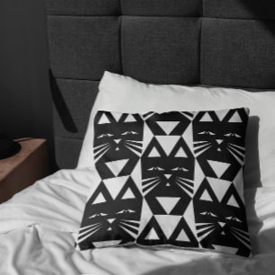 Tuxedo Cats are Watching You Cushion