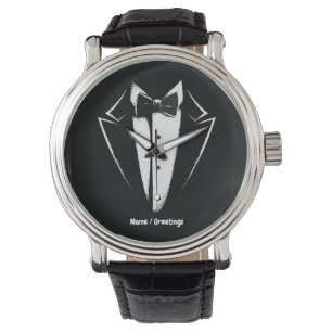 Tuxedo Classic Party Funny Concert Festival Design Watch