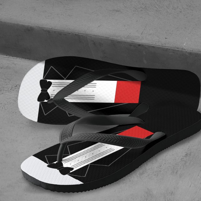 Tuxedo Flip Flops (Creator Uploaded)