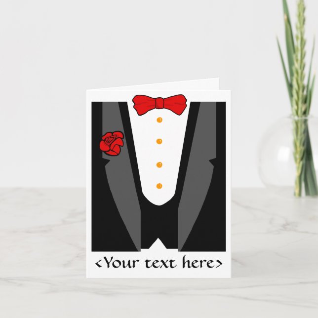 Tuxedo invitation (Front)