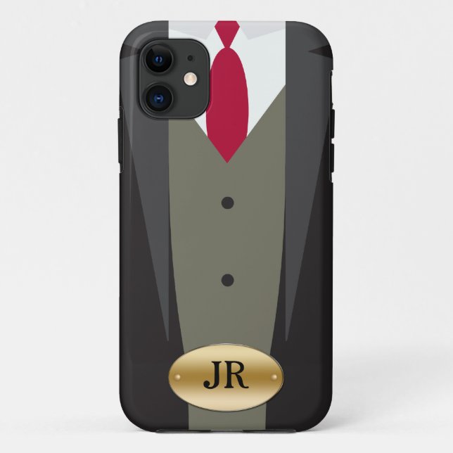 Tuxedo iPhone 5S Monogram Case (Back)