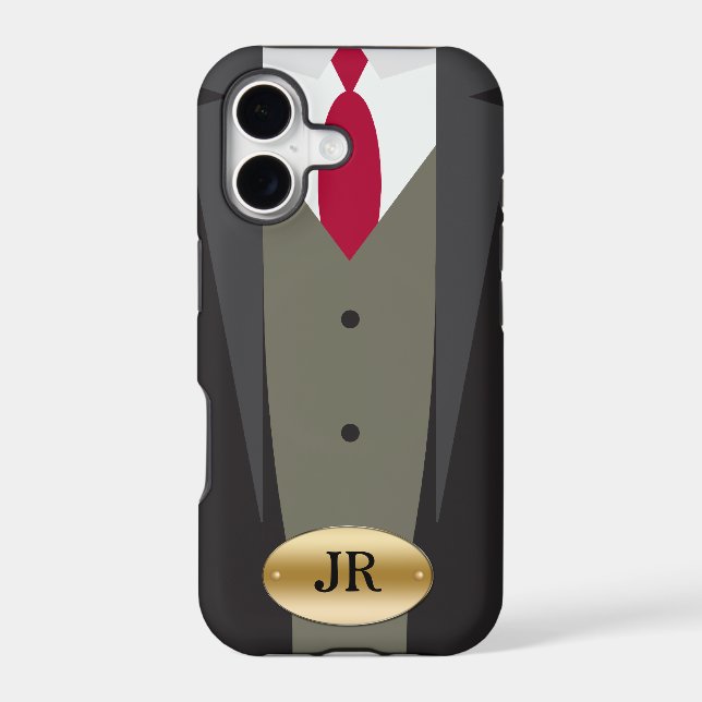 Tuxedo iPhone 5S Monogram Case (Back)