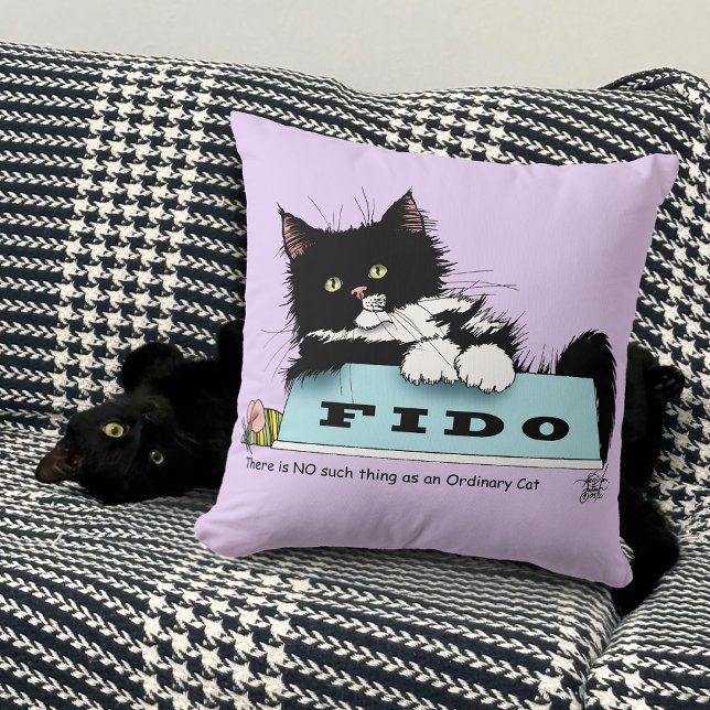 Tuxedo Kitten Dog's Bowl Cushion (Creator Uploaded)