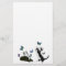 Tuxedo Kittens with Butterflies Stationery