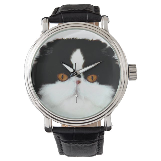 Tuxedo persian face watch (Front)