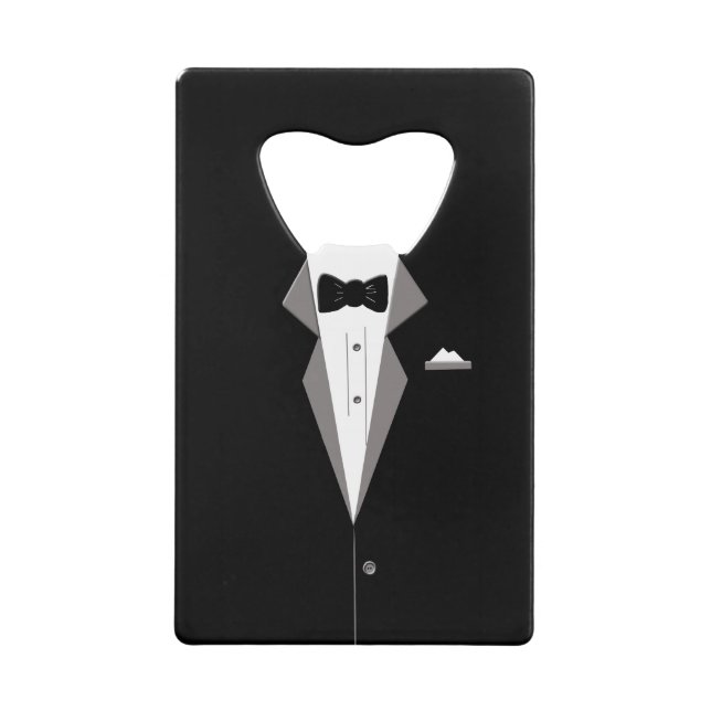 Tuxedo Personalise Bottle Opener (Front)