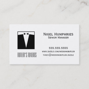 Tuxedo Retail Business Card