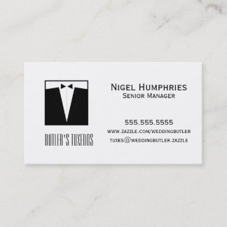 Tuxedo Retail Business Card