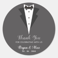 Tuxedo Stickers (Wedding Groom Groomsmen)