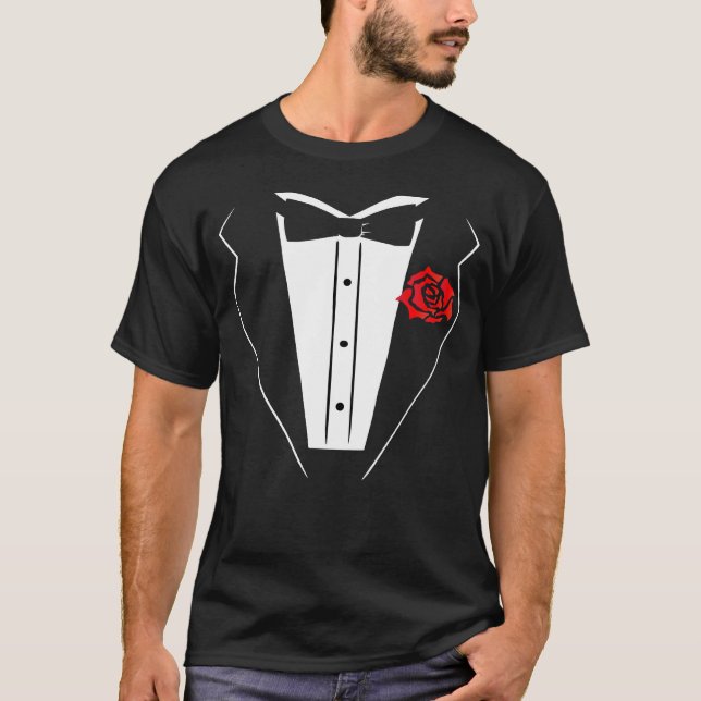 Tuxedo T-Shirt – Dark Shirt (Front)