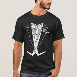 Tuxedo Tailcoat White Tie T-Shirt
