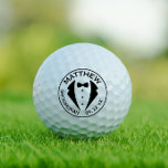 Tuxedo Template Groomsman Best Man Golf Balls<br><div class="desc">Tuxedo Template Groomsman Best Man Custom Cute and Classy Personalised Golf Balls make the cutest wedding favour gifts for your wedding party. Personalise the template with name, title and date of your wedding. Features: High-quality, durable golf balls Elegant and playful design Personalised touch for your special day Ideal for golfers...</div>