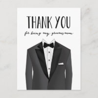 Tuxedo Thank You Groomsman | Groomsman