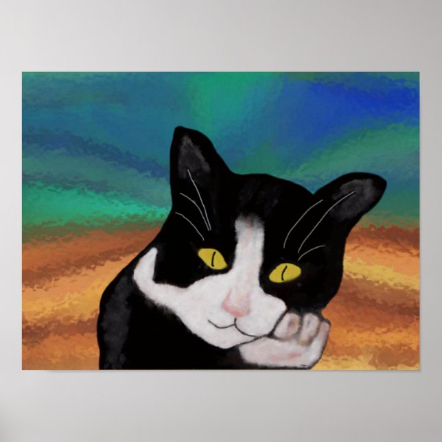 Tuxedo the Cat Poster (Front)