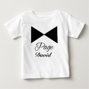 Tuxedo Tie Customisable  Page Boy Tshirt