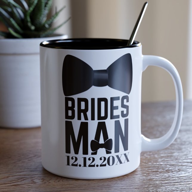 Tuxedo Wedding Bow Tie Bridesman Coffee Mug (Creator Uploaded)