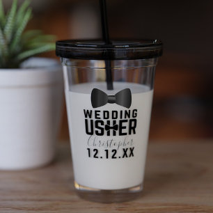 Tuxedo Wedding Usher Bridal Party Tumbler