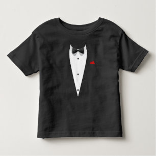 Tuxedo  with Bowtie For Weddings Toddler T-Shirt