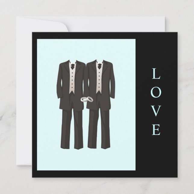 Tuxedos LOVE Invitation (Front)