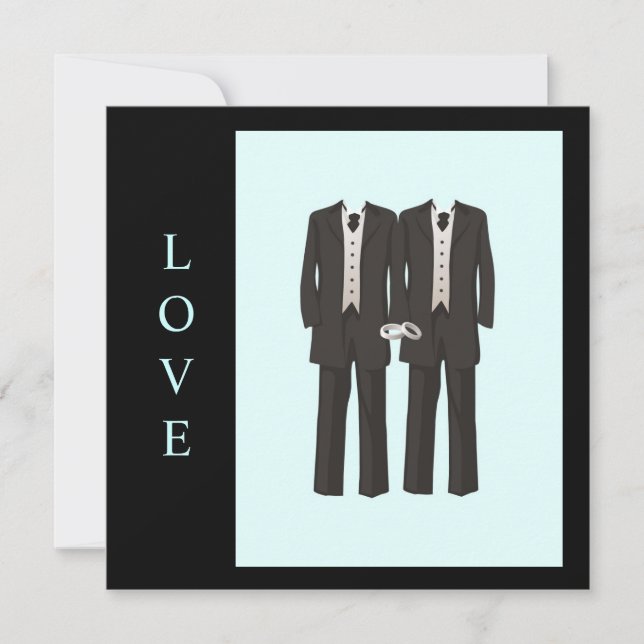 Tuxedos LOVE Invitation (Front)